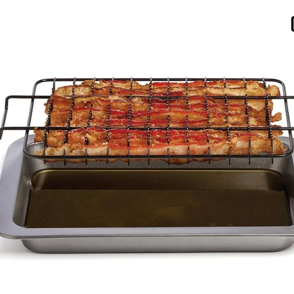 Chef Tony Healthy Bacon Lovers Cooking Pans NEW Factory Sealed Kitchen